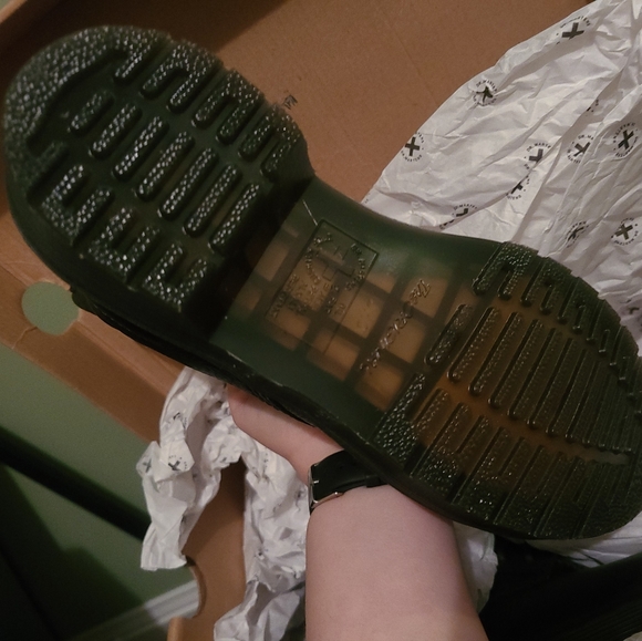 Dr. Martens Pascal w/zip Airwear Black Leather Boots (Aunt Sally) Size US 5 - Picture 3 of 4